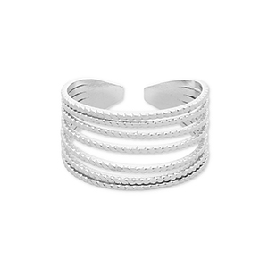 Stainless steel rings Silver