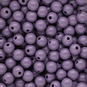 10 mm DQ acrylic beads shiny Purple Haze 18-3718 TCX