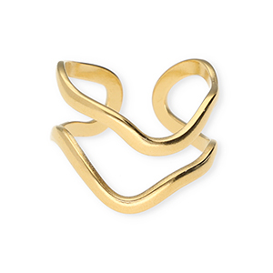 Stainless steel rings Gold