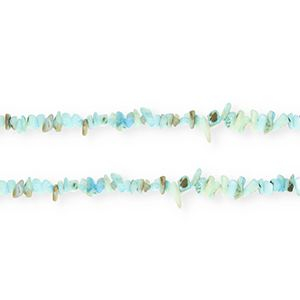 Shell beads chipstone Blue