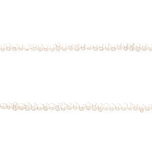 TQ Freshwater pearls vertical threading hole Natural White