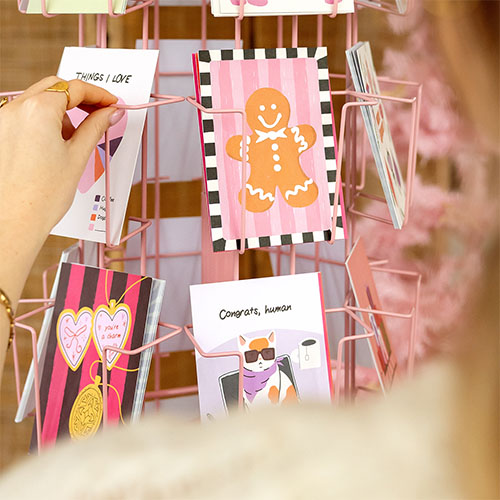 Inspiration time with crystal glass earrings and BY31&reg; jewellery cards