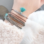 Necklaces and bracelets of coloured ball chain, stainless steel belcher chain and metal style wire