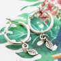 MIX AND MATCH! Changeable minimalist earrings with trendy pendants!