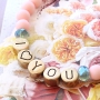 Macram&eacute; bracelets with Designer Quality metal letter beads