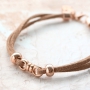 Timeless jewellery inspiration with DQ European metal in combination with our favourite stringing materials