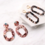 Trend alert! Handmade resin earrings
