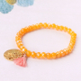These bracelets can easily be made with our new top faceted bracelets