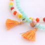 All your favourite colours! Faceted beads bracelets
