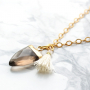 Learn how to make jewellery with natural stone pendants