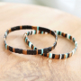 Bracelets and earrings with Miyuki beads