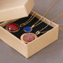 Super-fast DIY with Polaris Steel jewellery, Polaris Elements cabochons and Swarovski flatbacks