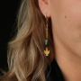 Get inspired: DIY angels of faceted drop shaped beads