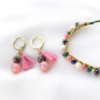 Outstanding jewellery with natural stone faceted beads