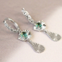 Make the most beautiful trendy earrings with brass charms!