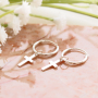 This is how you make the cutest earrings and bracelets with 925 Silver charms and findings: