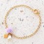 Make nice earrings, bracelets and rings with the new rose beads: