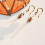 These unique jewellery items can be made using natural stone beads and Artistic Wire: