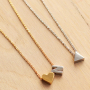You can create personalised jewellery with the new stainless steel initials beads: