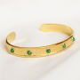 Beautiful stainless steel rings and bracelets with natural stone!