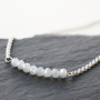 Jewellery making with top facet beads