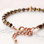 How to make cute jewellery with natural stone beads jade