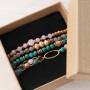 How to make cute jewellery with natural stone beads jade