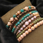 How to make cute jewellery with natural stone beads jade