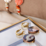 Make statement jewellery pieces with shell beads and stainless steel jewellery findings 