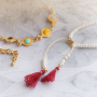 Read here how to create trendy jewellery with rainbow DQ European metal beads, charms and connectors. 