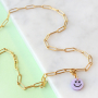 Get creative and create the most cheerful jewellery with colourful smiley Plexx charms and connectors 
