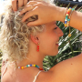 Get started with the glass beads rondelle in the trend shape of this year! 