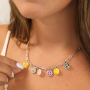 Get creative with these trendy plexx and DQ metal smiley charms