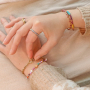 Combine glass seed beads metallic for a beautiful outcome