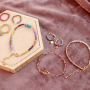 Combine glass seed beads metallic for a beautiful outcome