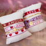 Get creative with ribbon text and smart bead stoppers
