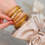 This is how you create bracelets in the style of inspired temple bangles