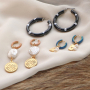 Inspiration how to style your stainless steel earrings creole