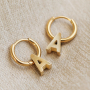 Create personalized earrings with stainless steel earrings creole