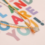 For necklaces, bracelets and ankle bracelets