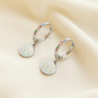 Personalise these stunning stainless steel hoops