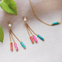 How to make matching necklaces and earrings