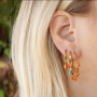 Design an earring collection with stainless steel creoles