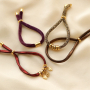 New ideas! Create a bracelet collection with elastic Ibiza ribbon