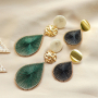 How to design earrings with crocheted pendants