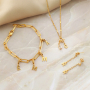 Get started with stainless steel initial charms