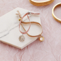 Get creative with bangle bracelets and ribbon