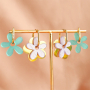 New series Polaris pendants flowers and stainless steel charms flowers