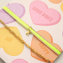 Colourful ribbons and own design jewellery cards