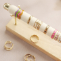 Assorted contemporay jewelry with different rings